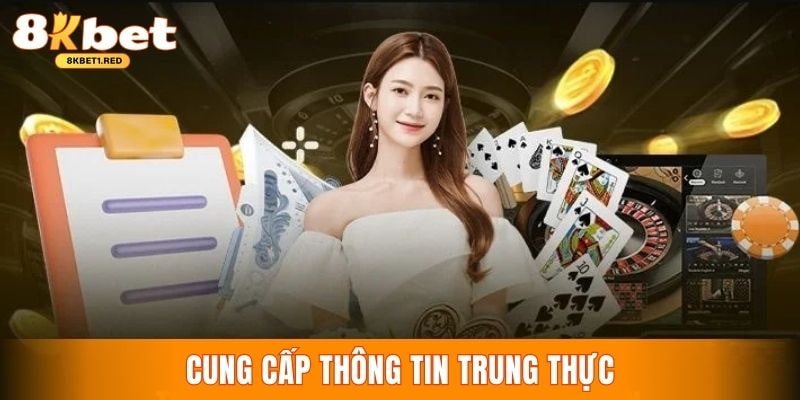 Điều khoản và điều kiện 8KBET yêu cầu cung cấp thông tin trung thực
